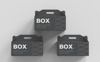 Box with handle Mockups Vol 13