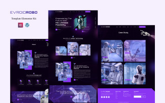 Evroidrobo – Robotics WordPress Elementor Template Kit