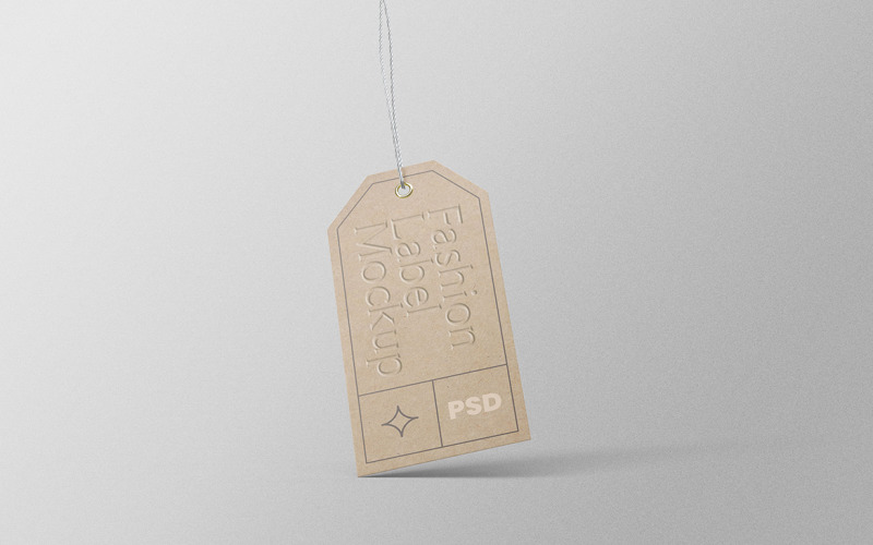 Fashion Label Tag PSD Mockup Vol 08 Product Mockup