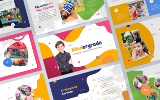 Kindergrade - Kindergarten and Preschool Presentation Google Slides Template