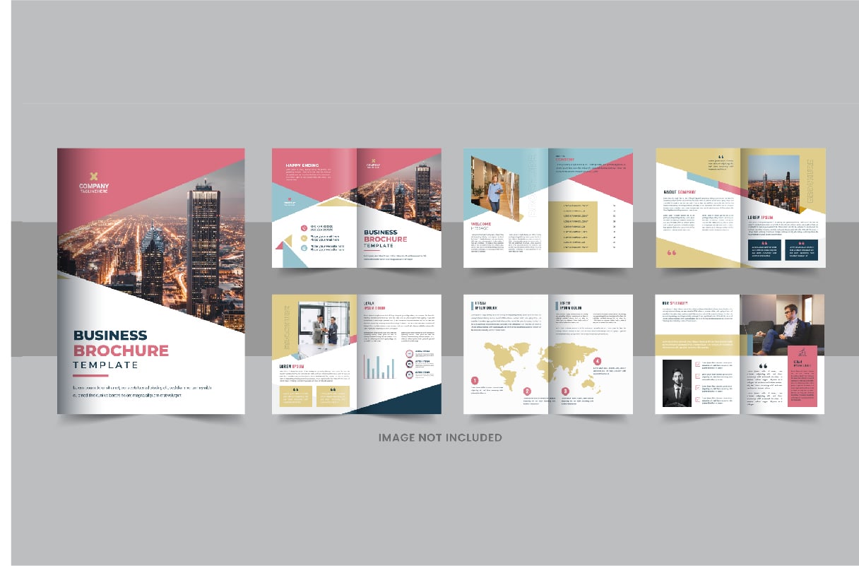 Template #339863 Brochure Annual Webdesign Template - Logo template Preview