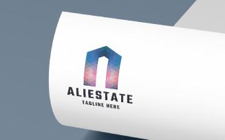 Ali Real Estate Pro Logo Template