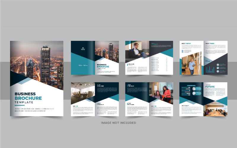 Business Brochure Template design layout vector Corporate Identity