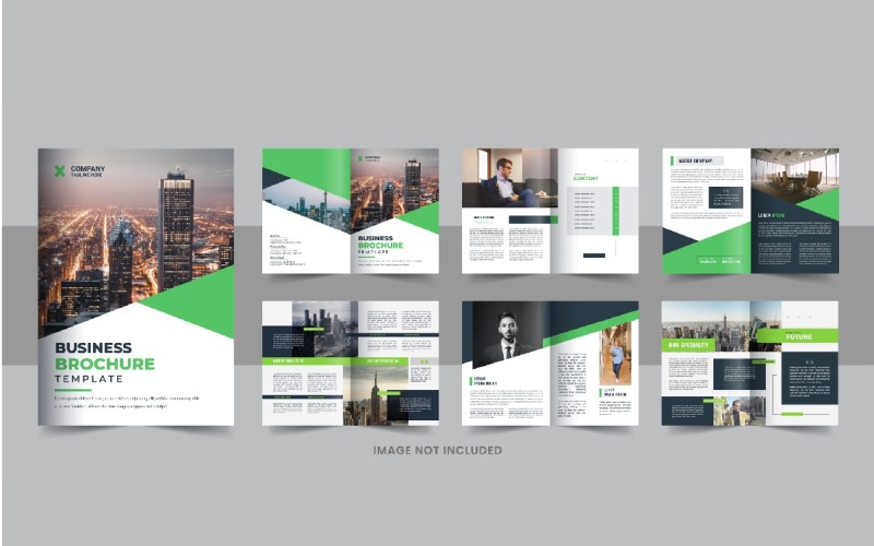 Business Brochure Template design layout Corporate Identity