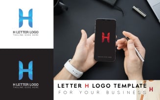 Creative Letter H Logo Template, Modern h logo