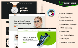 Fly - Watch and Goggles with Shoes - Responsive Prestashop Theme for eCommerce