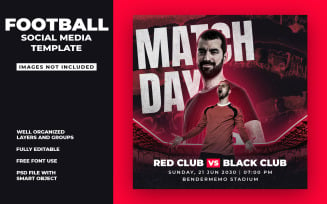 Football & Soccer - Social Media Template PSD