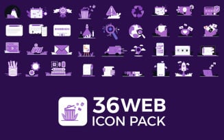 36+ Web Professional Icon Set