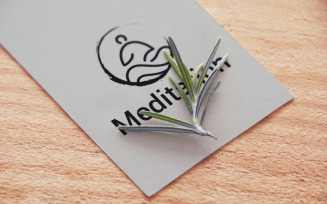 Meditation Abstract Logo Design