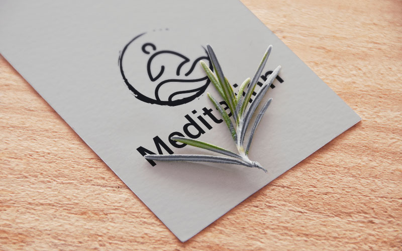 Meditation Abstract Logo Design Logo Template