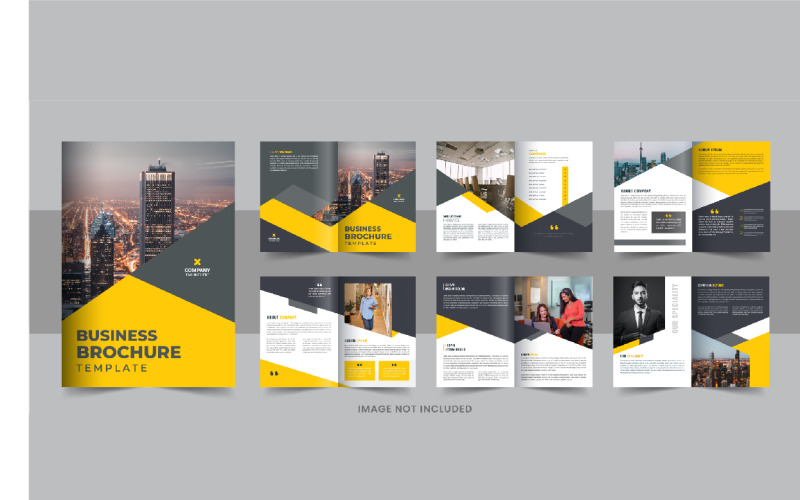 Modern Business Brochure Template vector Corporate Identity