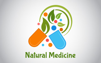 Natural Medicine Logo Template