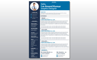 Personal and Corporate Resume Template