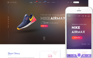 Tifaki - Modern Fashion WooCommerce Elementor Theme WooCommerce Theme