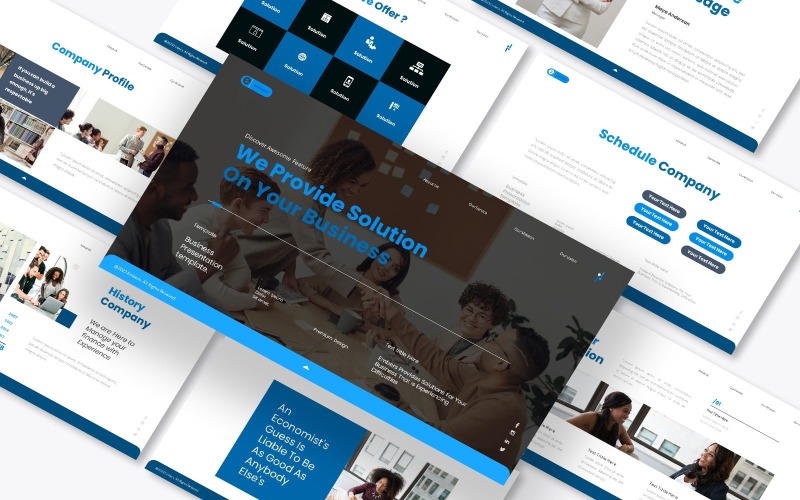 Embers Solution Your Business Powerpoint Template PowerPoint Template