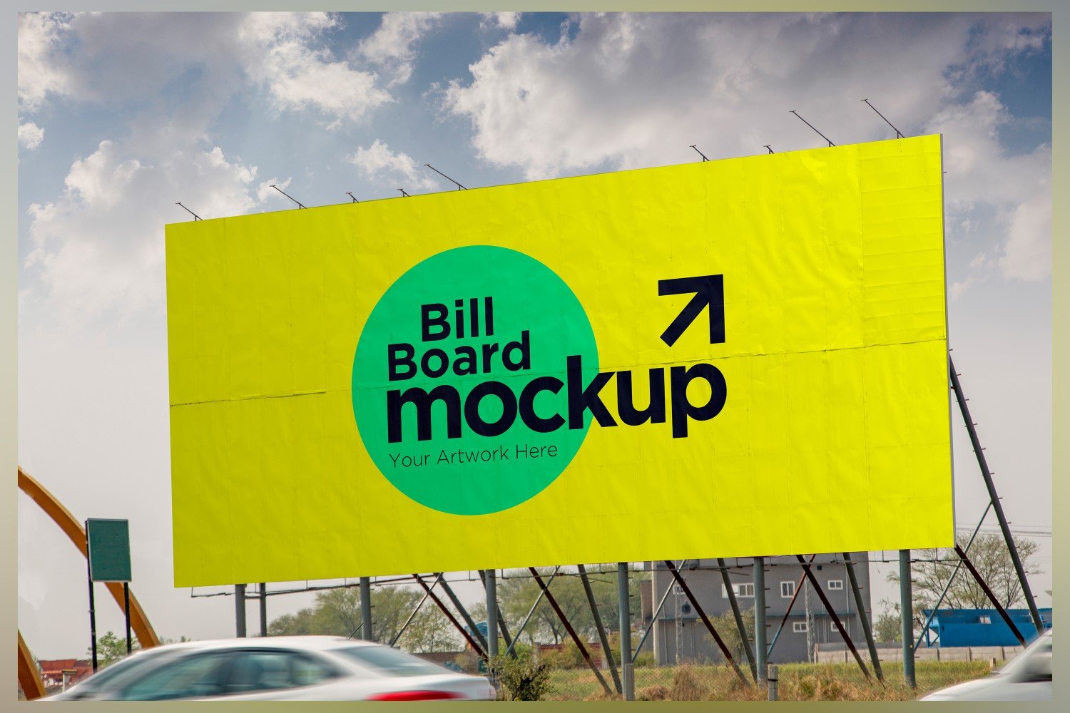 Template #340001 Mockup Signboard Webdesign Template - Logo template Preview