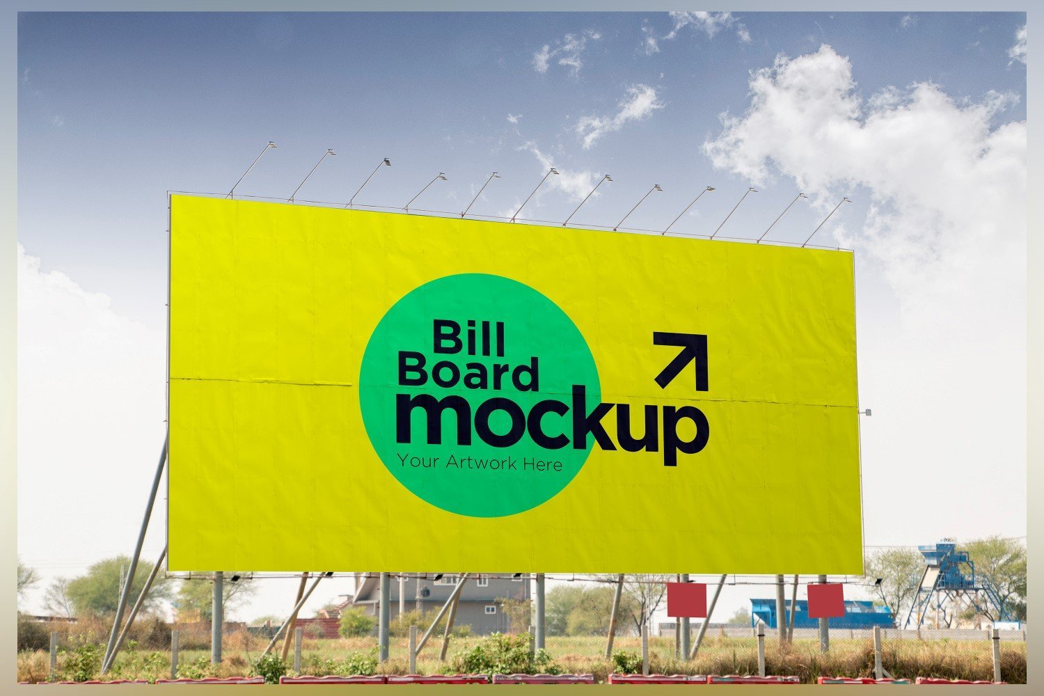 Template #340005 Mockup Signboard Webdesign Template - Logo template Preview