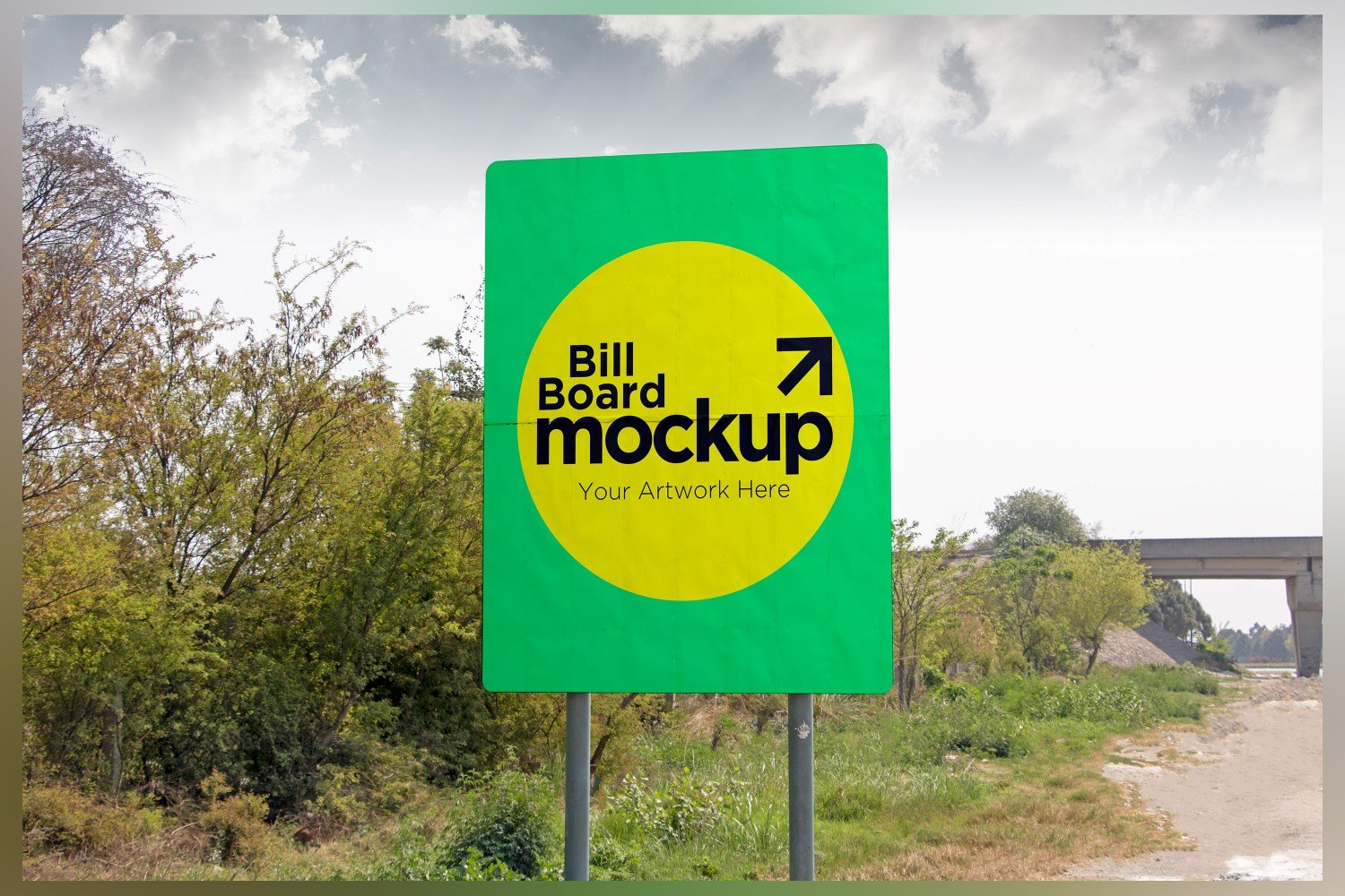 Template #340039 Mockup Signboard Webdesign Template - Logo template Preview