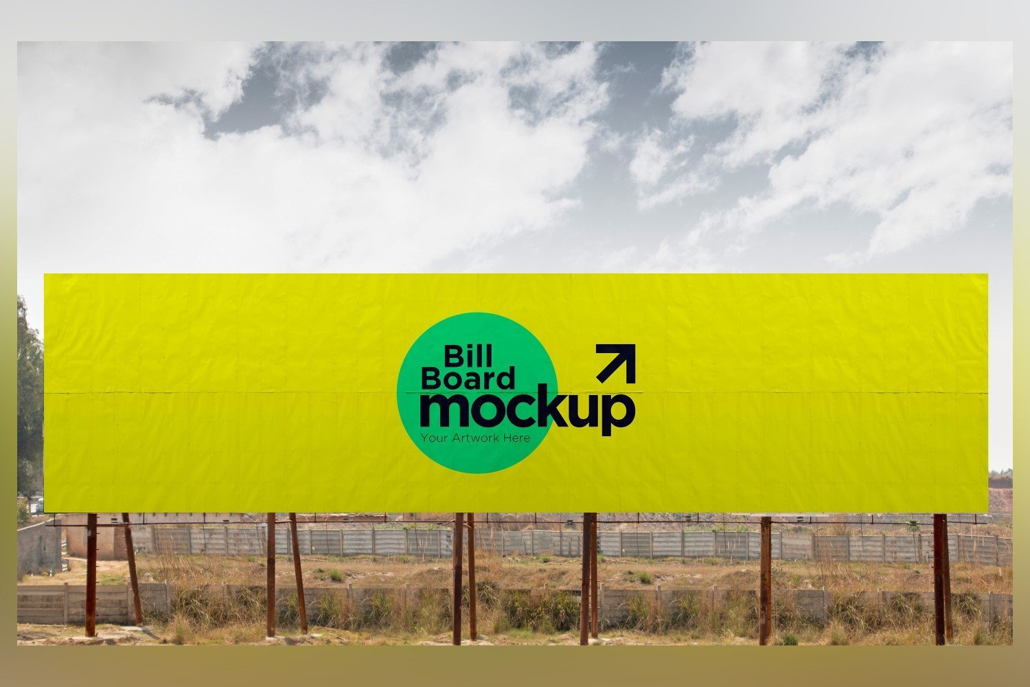 Template #340076 Mockup Signboard Webdesign Template - Logo template Preview