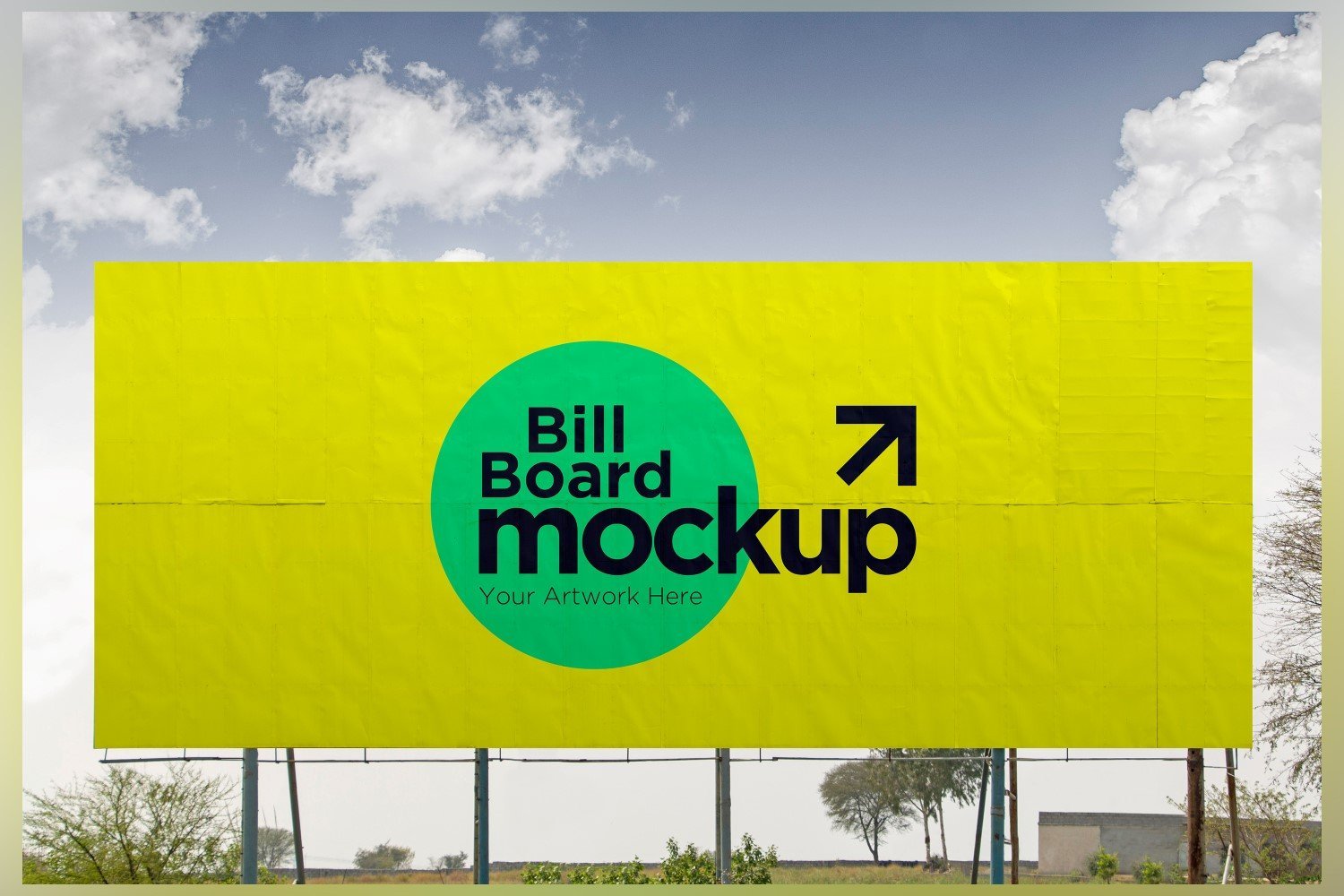 Template #340084 Mockup Signboard Webdesign Template - Logo template Preview