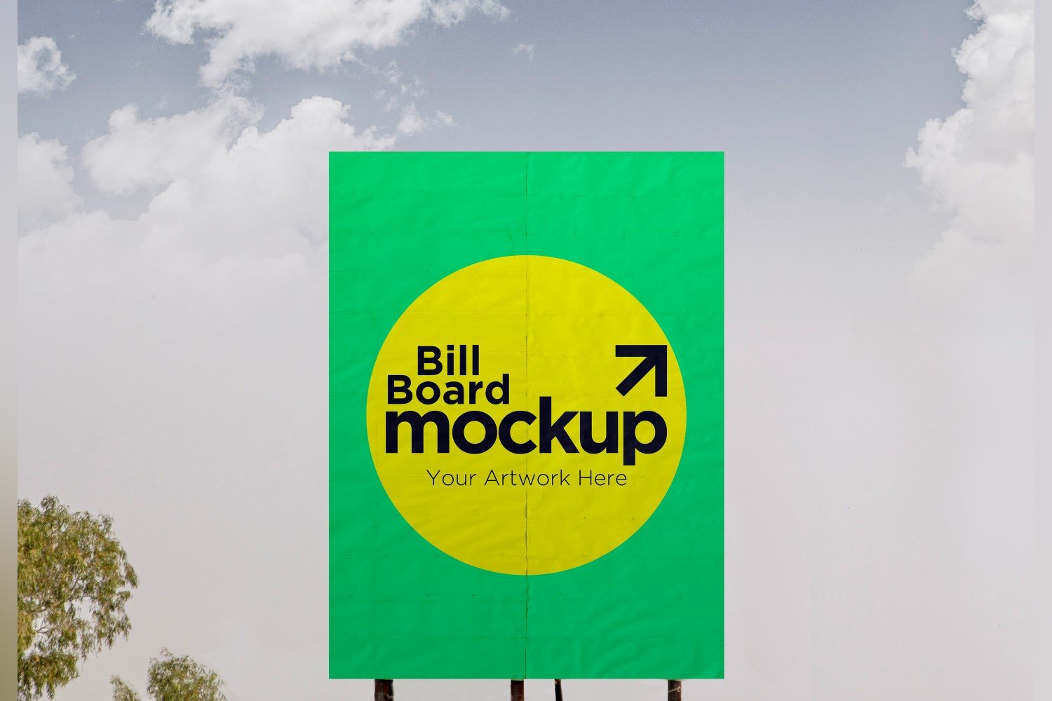 Template #340089 Mockup Signboard Webdesign Template - Logo template Preview