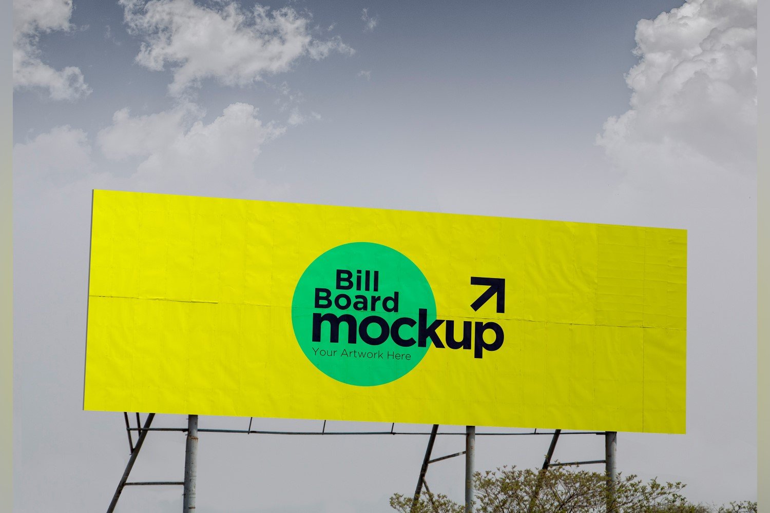Template #340090 Mockup Signboard Webdesign Template - Logo template Preview