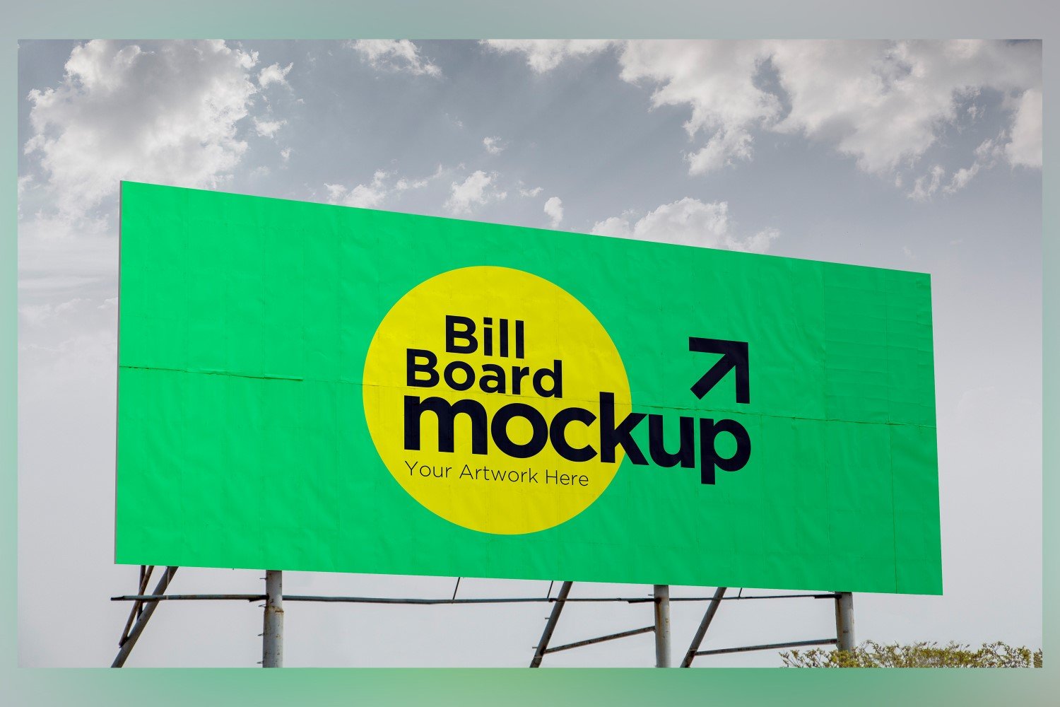 Template #340093 Mockup Signboard Webdesign Template - Logo template Preview