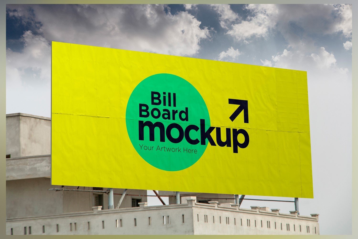 Template #340112 Mockup Signboard Webdesign Template - Logo template Preview