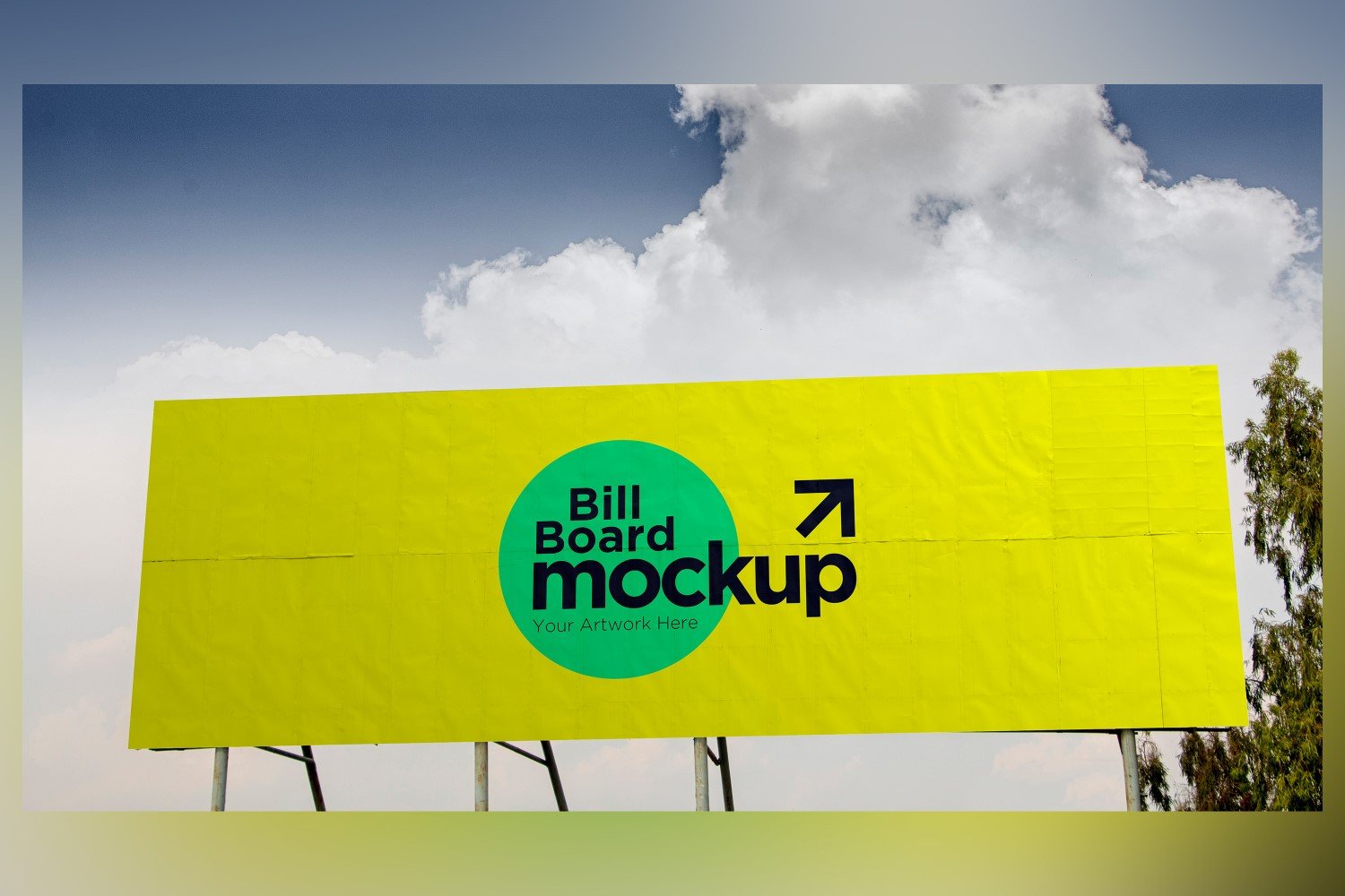 Template #340114 Mockup Signboard Webdesign Template - Logo template Preview