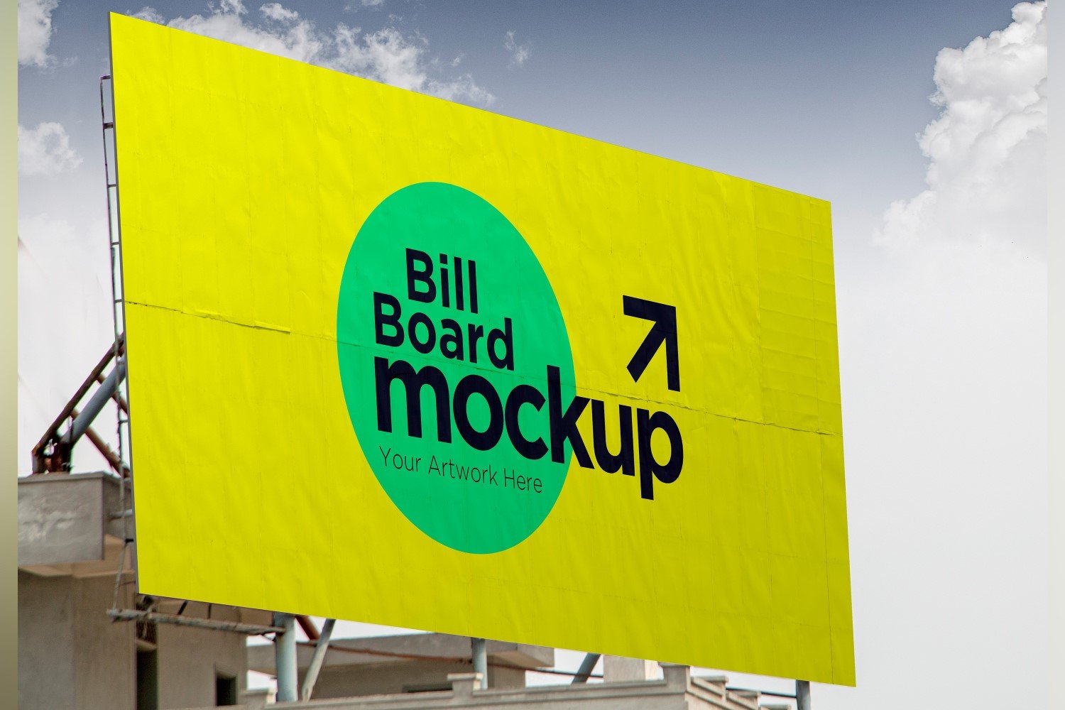 Template #340116 Mockup Signboard Webdesign Template - Logo template Preview