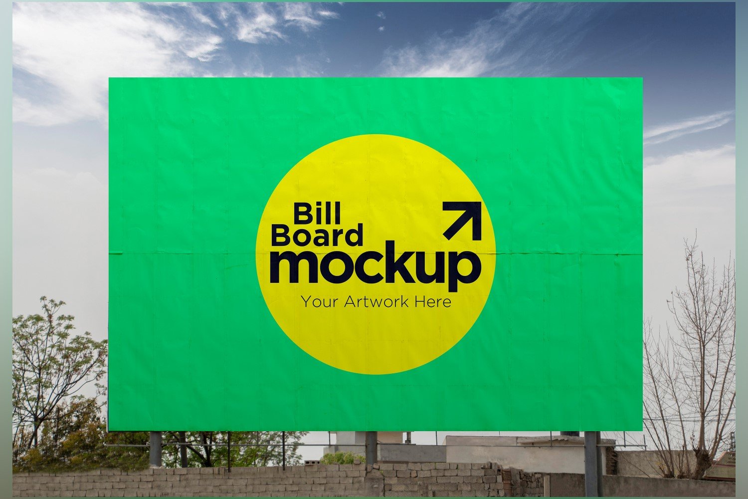 Template #340118 Mockup Signboard Webdesign Template - Logo template Preview