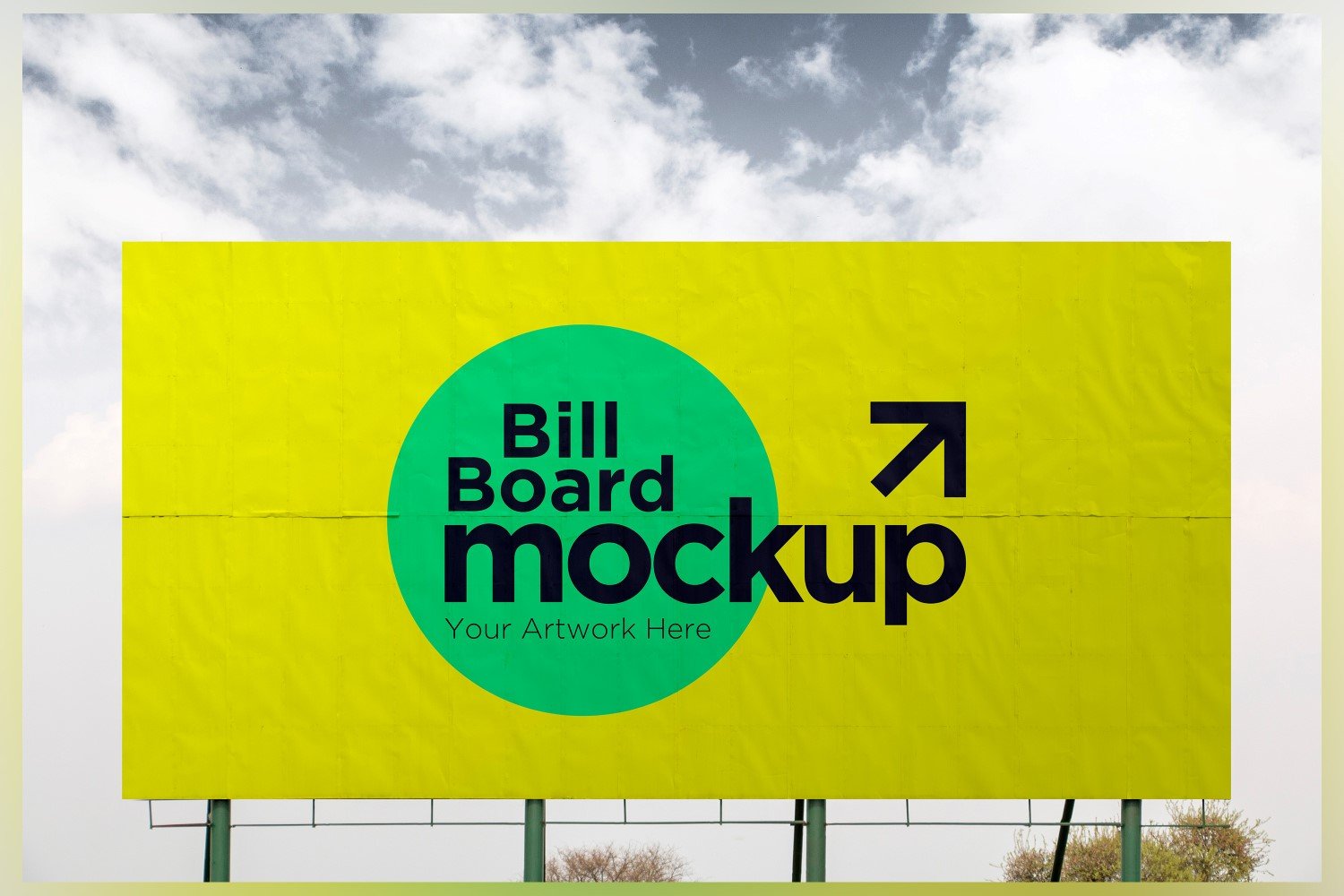 Template #340121 Mockup Signboard Webdesign Template - Logo template Preview