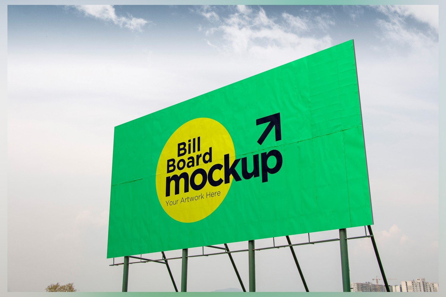 Template #340122 Mockup Signboard Webdesign Template - Logo template Preview