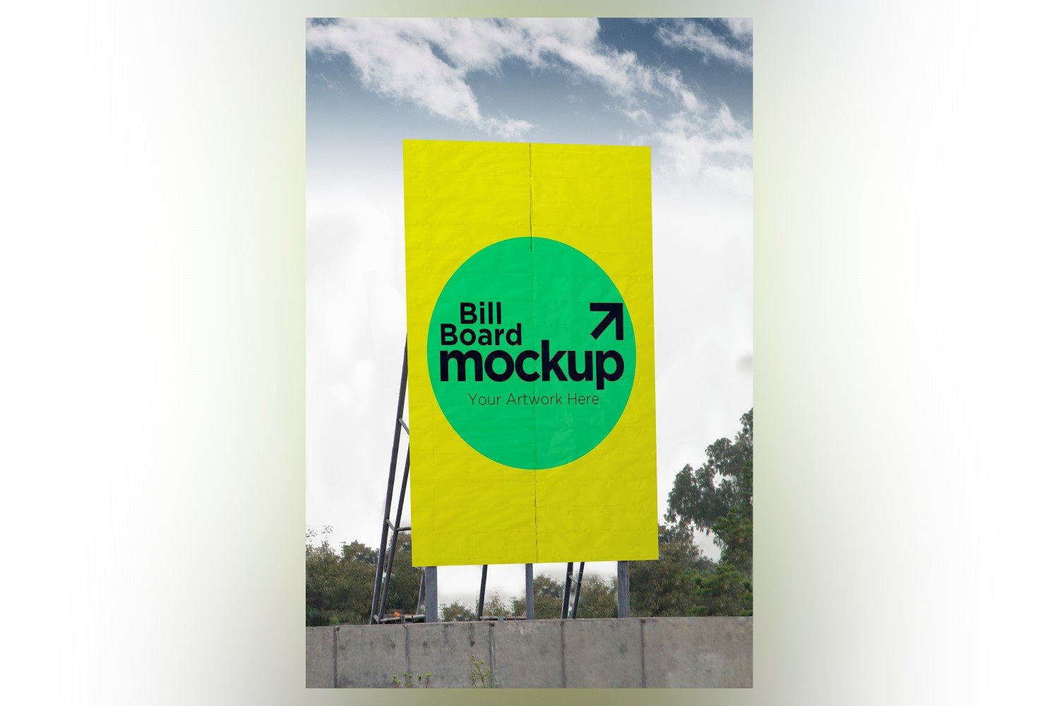 Template #340125 Mockup Signboard Webdesign Template - Logo template Preview