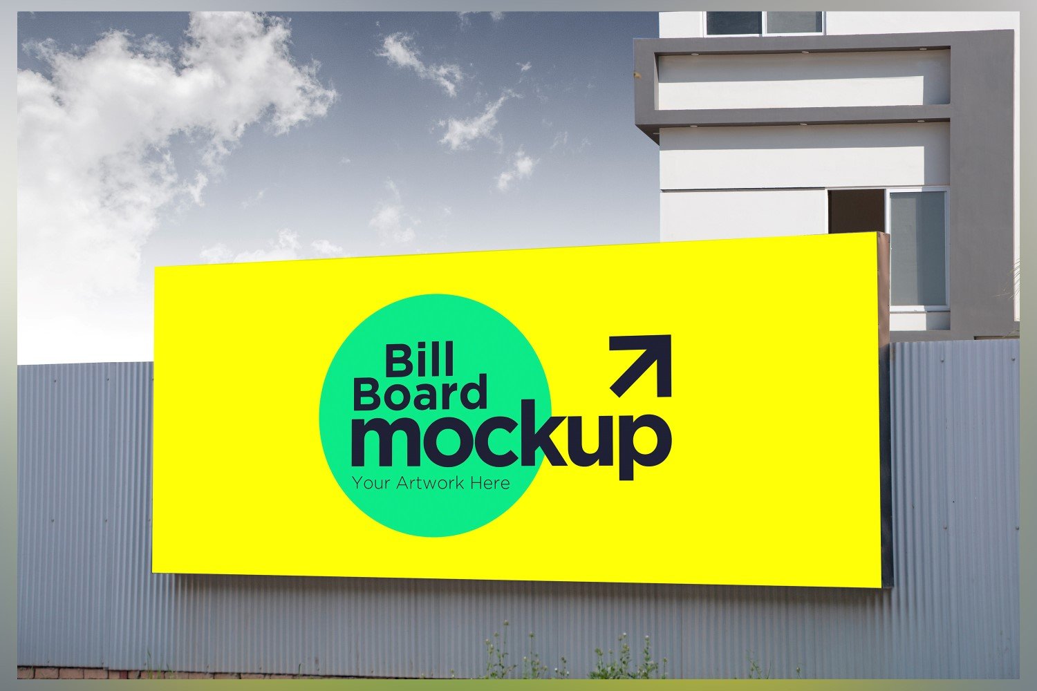 Template #340151 Mockup Signboard Webdesign Template - Logo template Preview