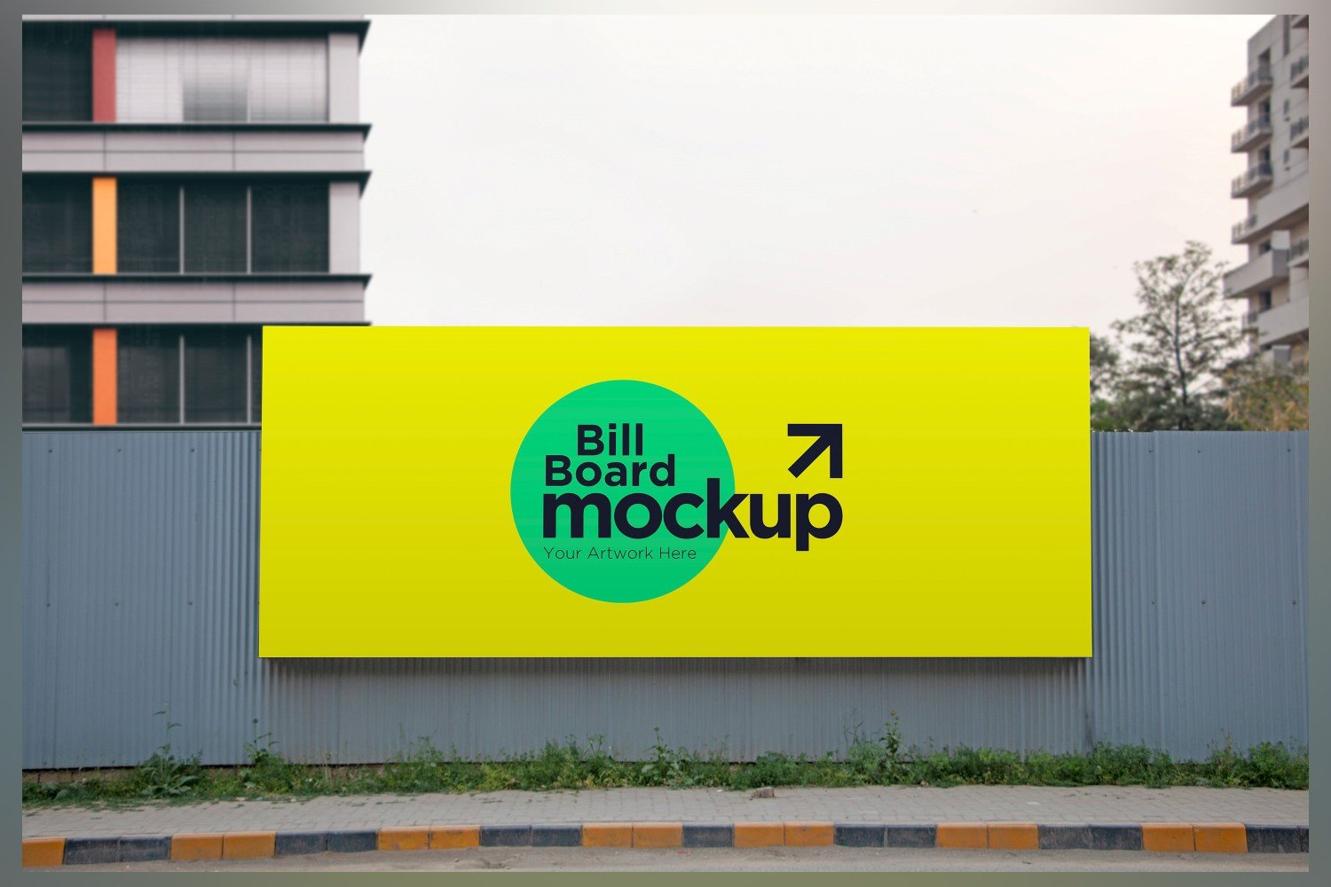 Template #340153 Mockup Signboard Webdesign Template - Logo template Preview