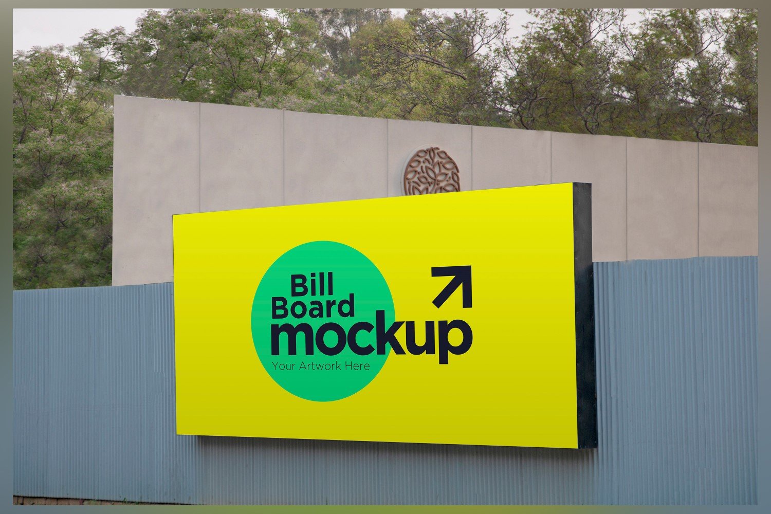 Template #340158 Mockup Signboard Webdesign Template - Logo template Preview