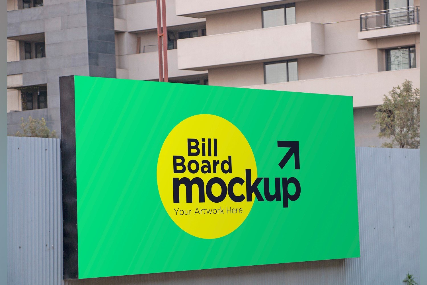 Template #340159 Mockup Signboard Webdesign Template - Logo template Preview