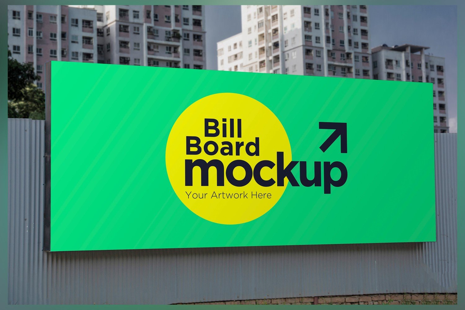 Template #340160 Mockup Signboard Webdesign Template - Logo template Preview