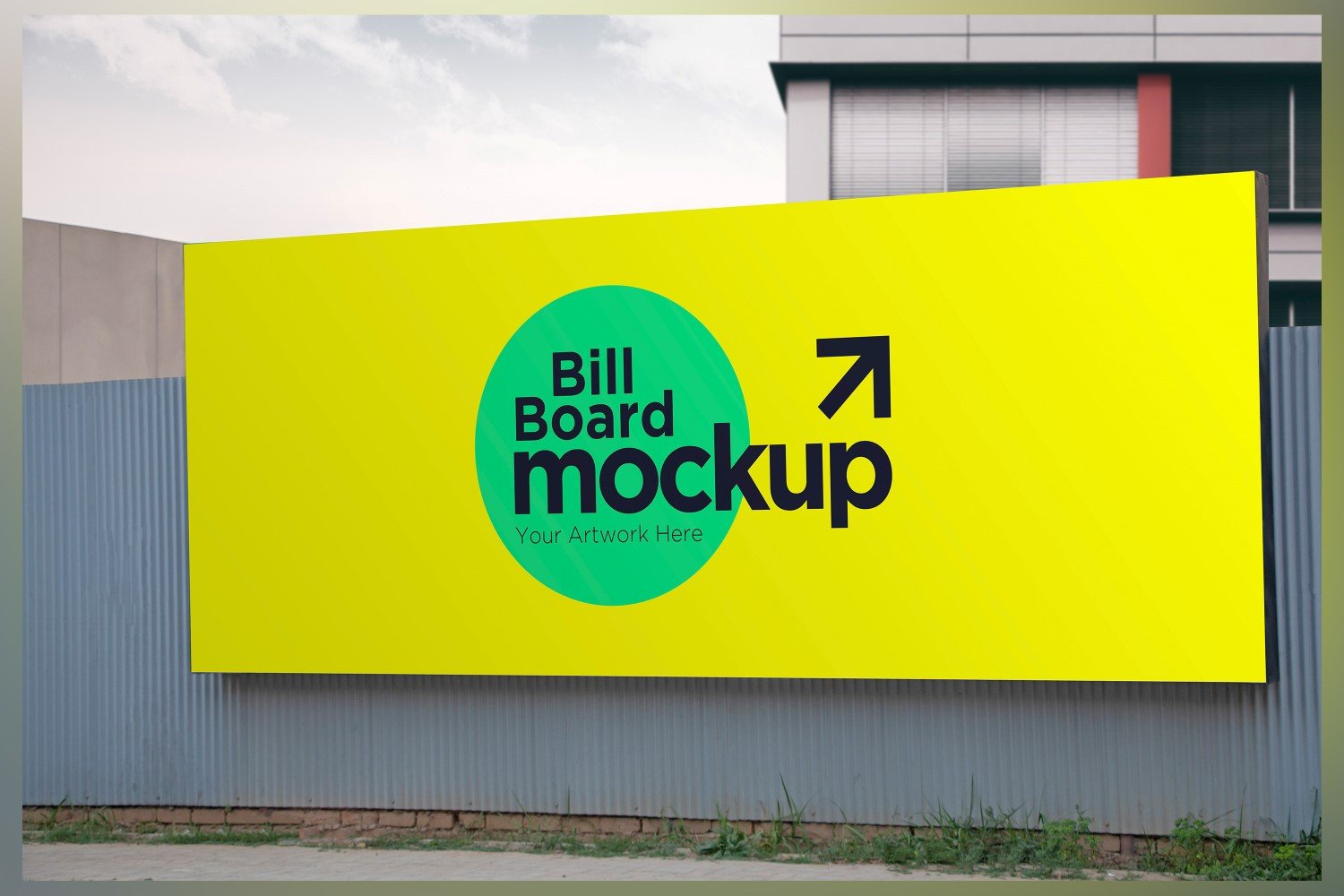 Template #340161 Mockup Signboard Webdesign Template - Logo template Preview