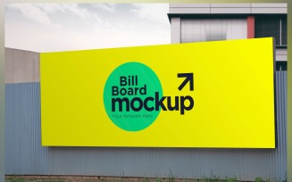 Roadside Billboard Sign Mockup Outdoor Signage Template V 100