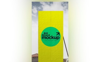 Roadside Billboard Sign Mockup Outdoor Signage Template V 58