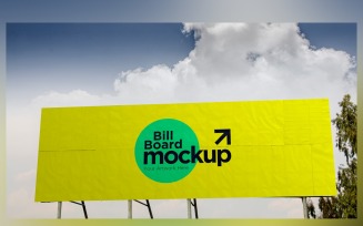 Roadside Billboard Sign Mockup Outdoor Signage Template V 66