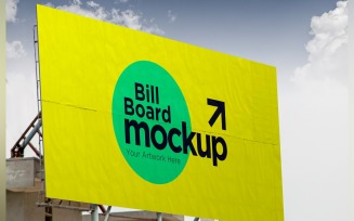 Roadside Billboard Sign Mockup Outdoor Signage Template V 68