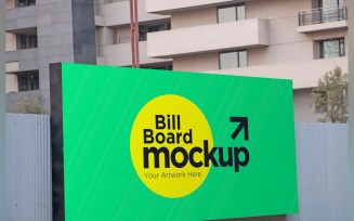 Roadside Billboard Sign Mockup Outdoor Signage Template V 98
