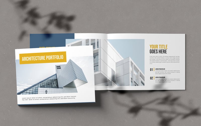 Modern Architecture Portfolio layout Template Magazine Template