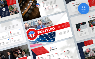 Politico - Political Election Campaign Presentation KeynoteTemplate