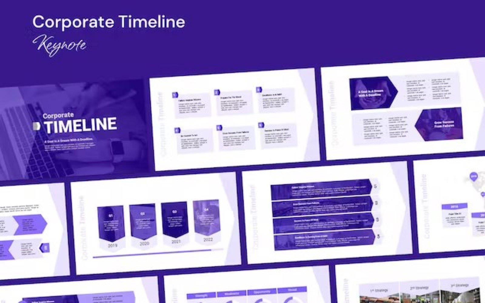 Kit Graphique #340467 Corporate Timeline Divers Modles Web - Logo template Preview