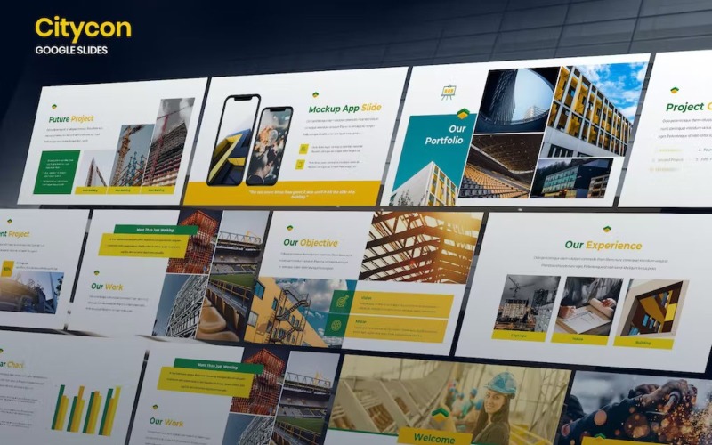 Citycon - Building & Construction Google Slides