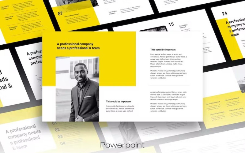 Clario - Modern Digital Marketing Powerpoint PowerPoint Template